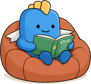Atli reading on the couch