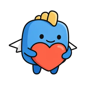 Atli with a heart