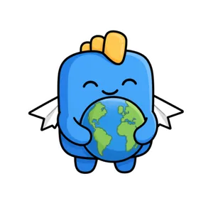 Atli holding the globe